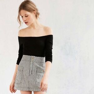 🚨 Silence + Noise Blair Railroad Stripe Mini Linen